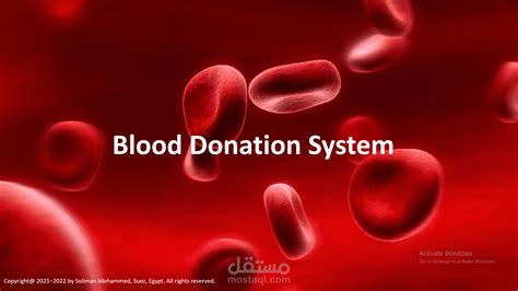 Blood Donation System .